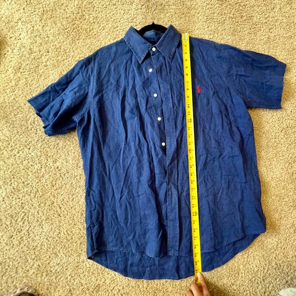 Ralph Lauren men's Custom Fit Button Down Shirt - Picture 8 of 9